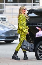 HEIDI KLUM Arrives at America