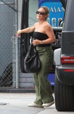 HILARY DUFF at a Gas Station in Sherman Oaks 04/28/2022
