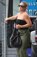 HILARY DUFF at a Gas Station in Sherman Oaks 04/28/2022