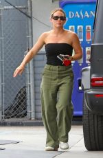 HILARY DUFF at a Gas Station in Sherman Oaks 04/28/2022