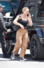 HILARY DUFF at Sushi Katsu-Ya in Studio City 04/22/2022