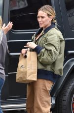 HILARY DUFF at Sushi Katsu-Ya in Studio City 04/22/2022