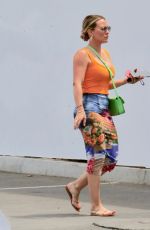 HILARY DUFF Out Shopping for Organic Groceries 04/26/2022