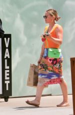 HILARY DUFF Out Shopping for Organic Groceries 04/26/2022