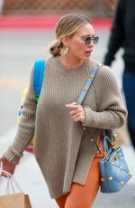 HILARY DUFF Out Shopping in Beverly Hills 04/02/2022