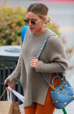 HILARY DUFF Out Shopping in Beverly Hills 04/02/2022