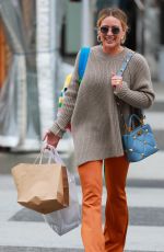 HILARY DUFF Out Shopping in Beverly Hills 04/02/2022