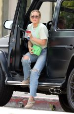 HILARY DUFF Out Shopping in Los Angeles 04/10/2022