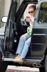 HILARY DUFF Out Shopping in Los Angeles 04/10/2022