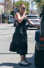 HILARY DUFF Picking Out a Easter Bunny Balloon in Studio City 04/15/2022