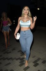 HOLLY HAGAN Night Out in Manchester 04/04/2022