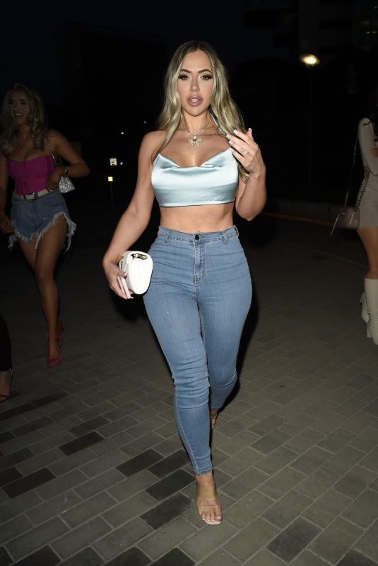 HOLLY HAGAN Night Out in Manchester 04/04/2022