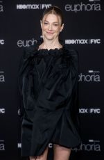 HUNTER SCHAFER at Euphoria FYC Screening in Los Angeles 04/20/2022