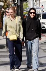 HUNTER SCHAFER Out for Lunch with Friend at Tatel in Beverly Hills 04/22/2022