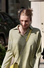 HUNTER SCHAFER Out for Lunch with Friend at Tatel in Beverly Hills 04/22/2022