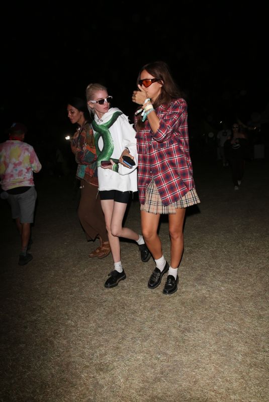 IRINA SHAYK Night Out at Coachella in Indio 04/17/2022