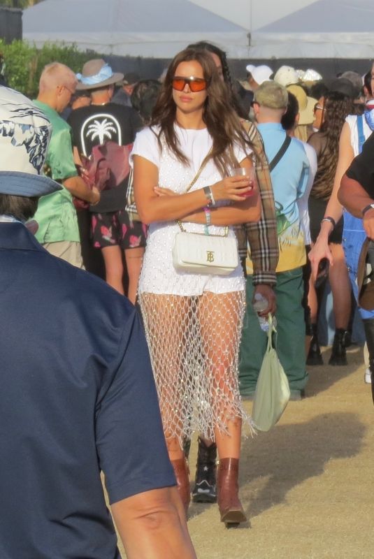 IRINA SHAYK Out with Friends at Coachella 2022 in Indio 04/16/2022