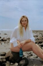 ISKRA LAWRENCE in Bikini at a Photoshoot for Her Saltair Skin Care Products in Los Angeles 04/27/2022
