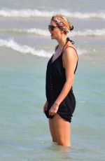 IVANKA TRUMP Out at a Beach in Miami 04/04/2022
