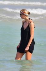 IVANKA TRUMP Out at a Beach in Miami 04/04/2022