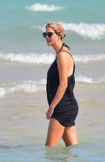 IVANKA TRUMP Out at a Beach in Miami 04/04/2022