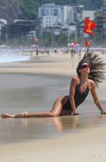 IZABEL GOULART in Swimsuit at a Photoshoot in Rio de Janeiro 04/01/2022