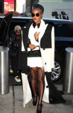 JANELLE MONAE Promotes Her New Sci-fi Book The Memory Librarian: And Other Stories of Dirty Computer in New York 04/18/2022
