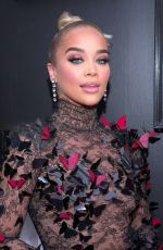 JASMINE SANDERS at 64th Annual Grammy Awards in Las Vegas 04/03/2022