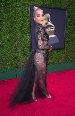 JASMINE SANDERS at 64th Annual Grammy Awards in Las Vegas 04/03/2022