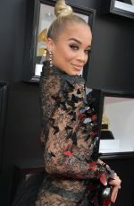 JASMINE SANDERS at 64th Annual Grammy Awards in Las Vegas 04/03/2022