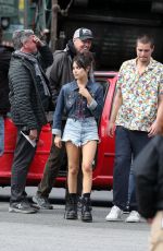 JENNA ORTEGA on the Set of Finest Kind in New Bedford 04/27/2022