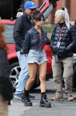 JENNA ORTEGA on the Set of Finest Kind in New Bedford 04/27/2022