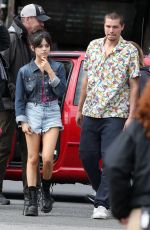 JENNA ORTEGA on the Set of Finest Kind in New Bedford 04/27/2022