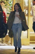 JENNIFER ANISTON and COURTENEY COX Out for Dinner at Tower Bar in Los Angeles 04/12/2022