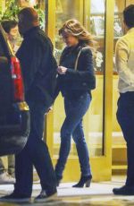 JENNIFER ANISTON and COURTENEY COX Out for Dinner at Tower Bar in Los Angeles 04/12/2022