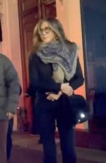 JENNIFER ANISTON Leaves a Restaurant in Paris 04/05/2022