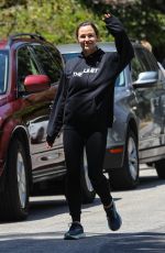 JENNIFER GARNER Celebrates Her 50th Birthday on Easter Sunday in Brentwood 04/17/2022