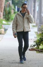 JENNIFER GARNER Taking a Phone Call Out in Brentwood 04/01/2022