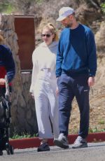 JENNIFER LAWRENCE and Cooke Maroney Out Hiking with Their Baby in Los Angeles 04/12/2022