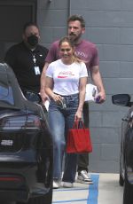 JENNIFER LOPEZ and Bean Affleck at a Studio in Los Angeles 04/26/2022