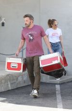 JENNIFER LOPEZ and Bean Affleck at a Studio in Los Angeles 04/26/2022