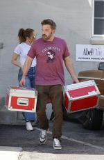 JENNIFER LOPEZ and Bean Affleck at a Studio in Los Angeles 04/26/2022