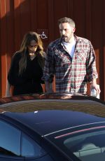 JENNIFER LOPEZ and Bean Affleck Out for Lunch at Brentwood Country Mart 04/23/2022