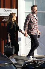 JENNIFER LOPEZ and Bean Affleck Out for Lunch at Brentwood Country Mart 04/23/2022