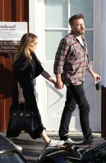 JENNIFER LOPEZ and Bean Affleck Out for Lunch at Brentwood Country Mart 04/23/2022