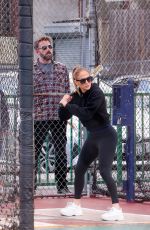 JENNIFER LOPEZ and Ben Affleck at Batting Cages in Sherman Oaks 03/30/2022
