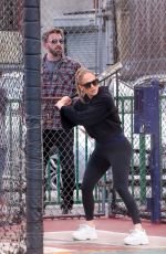JENNIFER LOPEZ and Ben Affleck at Batting Cages in Sherman Oaks 03/30/2022
