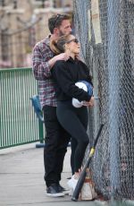 JENNIFER LOPEZ and Ben Affleck at Batting Cages in Sherman Oaks 03/30/2022