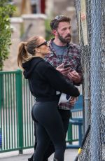 JENNIFER LOPEZ and Ben Affleck at Batting Cages in Sherman Oaks 03/30/2022