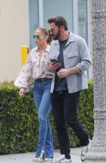 JENNIFER LOPEZ and Ben Affleck Out in Santa Monica 03/31/2022